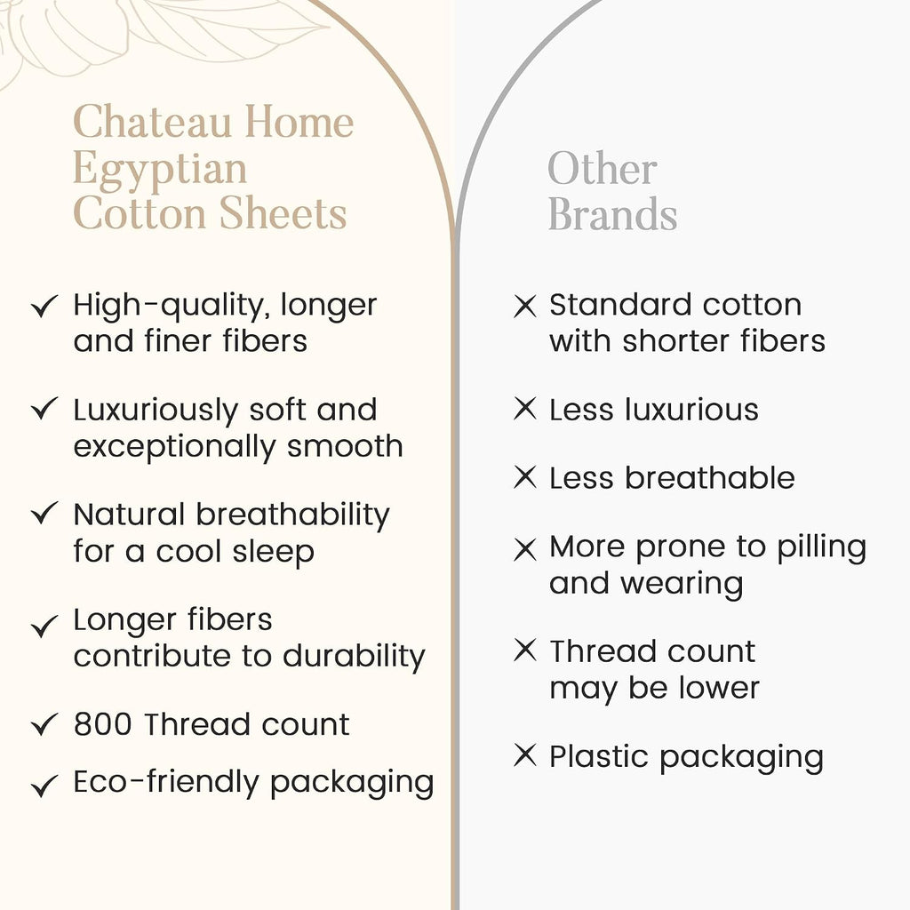 100% Cotton Sheets California King Size Sheets Set, CalKing Sheet Set, 800 Thread Count Sateen Weave Luxury Hotel Sheets, Naturally Cool Long Staple Egyptian Cotton, No Pilling & Shrink - Silver