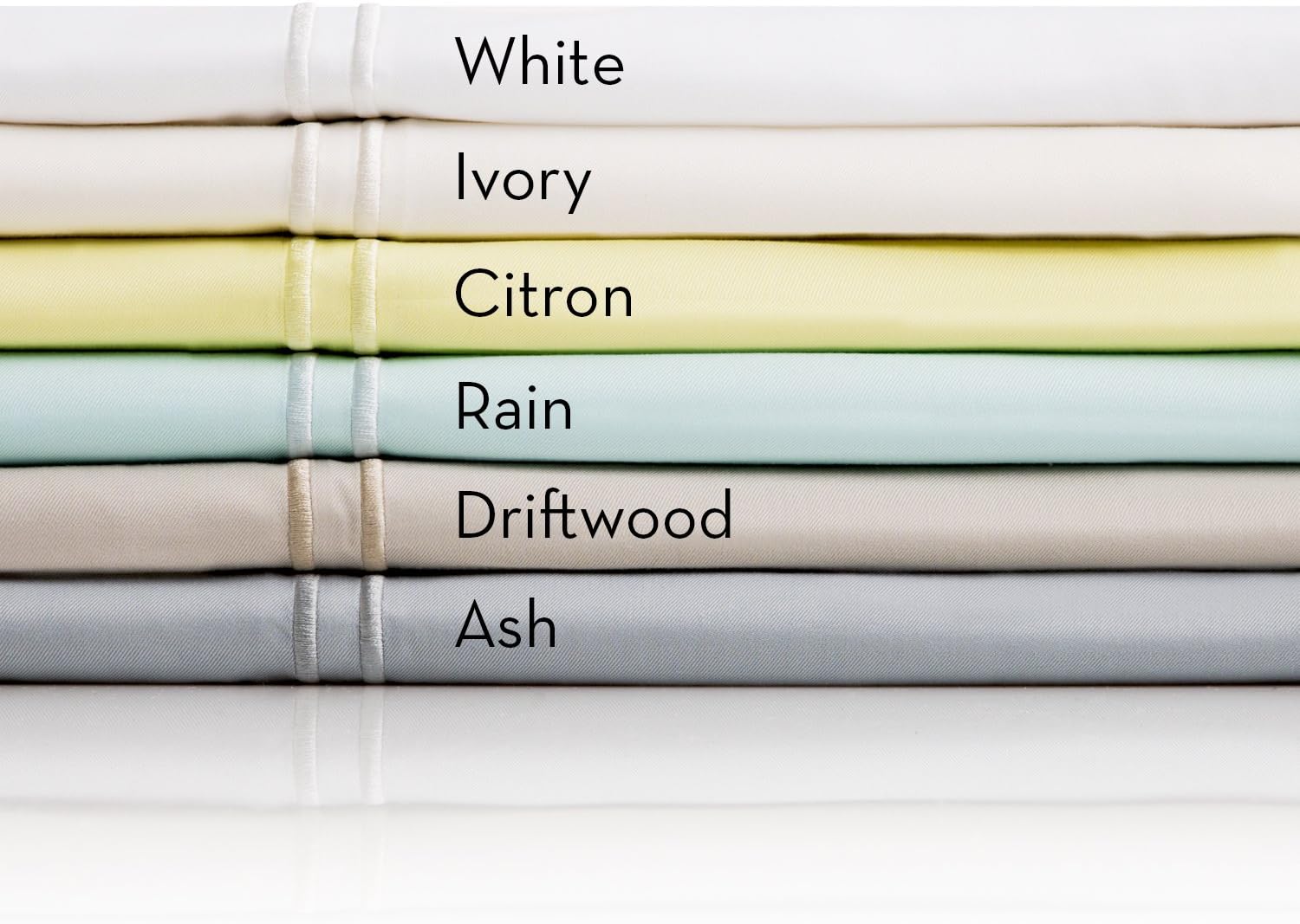 MALOUF 100% Rayon from Bamboo Sheet Set, Twin, White