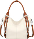 Over Earth Genuine Leather Handbags for Women Hobo Shoulder Bags Ladies Tote Bag