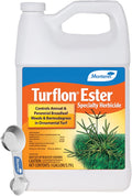Monterey Turflon Ester Bundled with Measuring Spoon - Specialty Herbicide - Controls Annual & Perennial Broadleaf Weeds - 1 Gallon