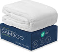 Olive + Crate Cooling Down Alternative Comforter - Hypoallergenic King Size Duvet Insert Lightweight - All Seasons Plush Design Bamboo Comforter - 100% Bamboo Viscose Outer Cover - White 102'x90'