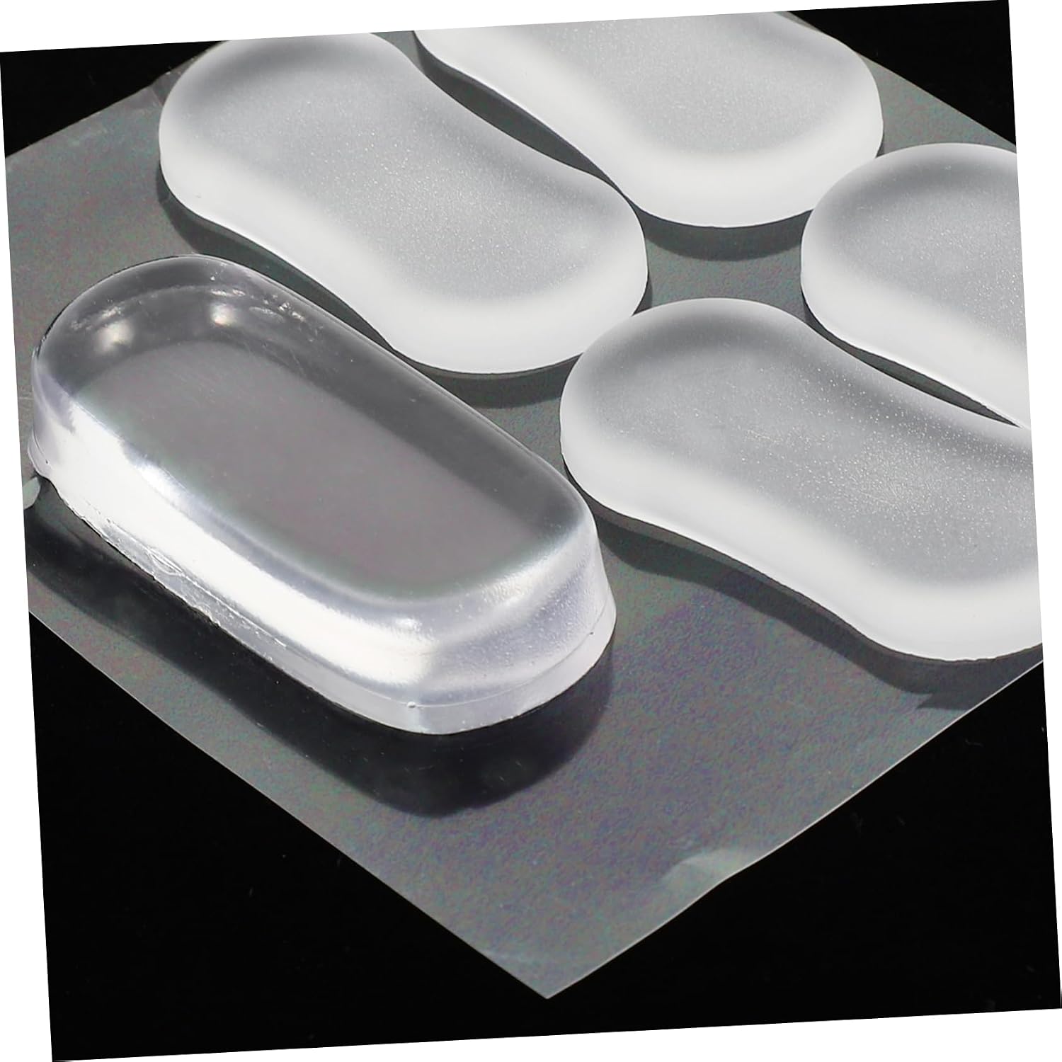Uonlytech 100 Pcs Toilet Seat Cushion Drawer Stops Clear Cabinet Door Bumper Silicone Cabinet Bumpers Clear Bumper Toilet Bumper Bidet Bumper Attachment Bumper Pads Drawer Bumpers (As Shownx5pcs )