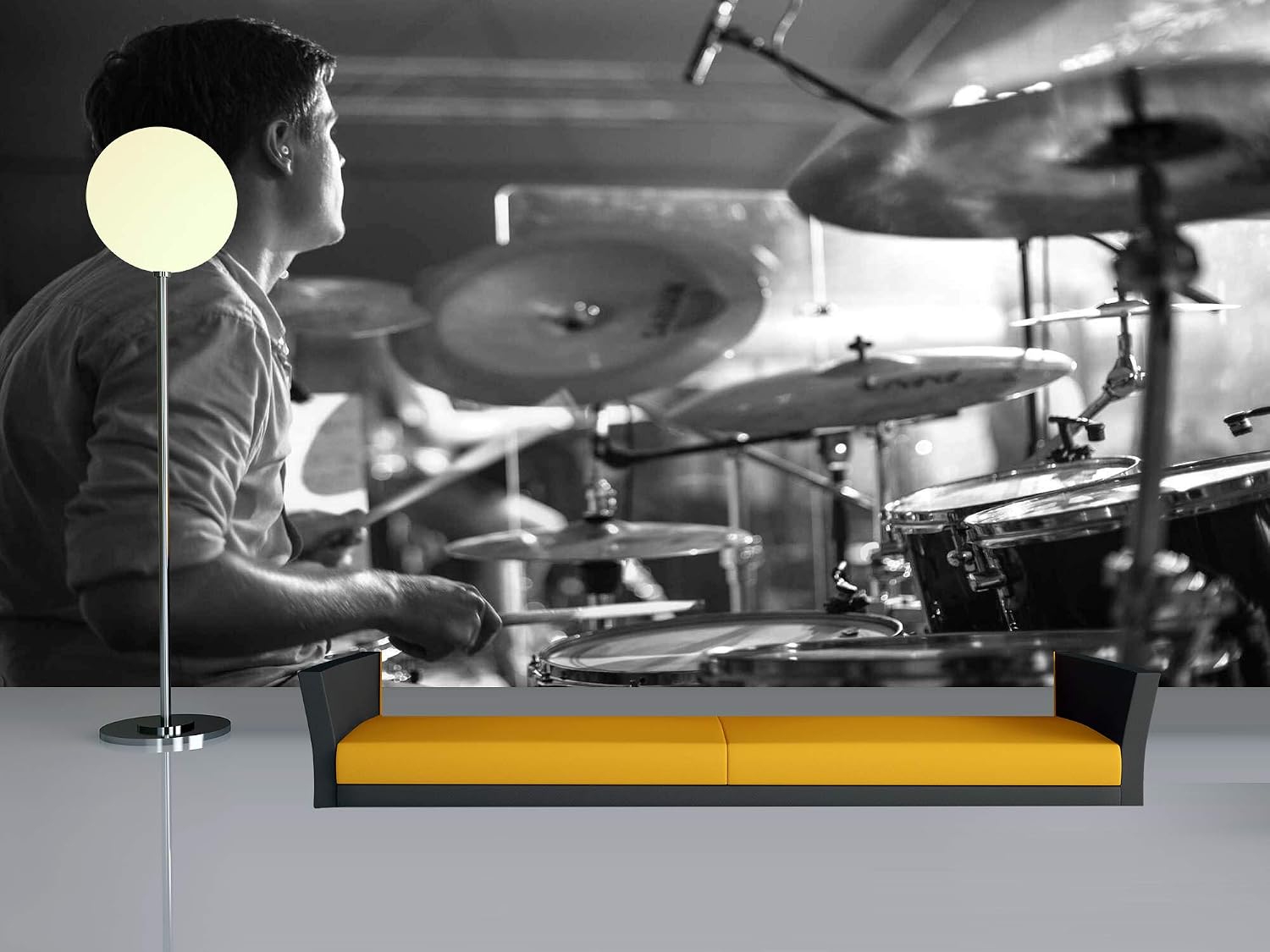 Avikalp Exclusive Awi4698 Drums Music Instrument Song Full HD Wallpapers (365cm x 304cm)