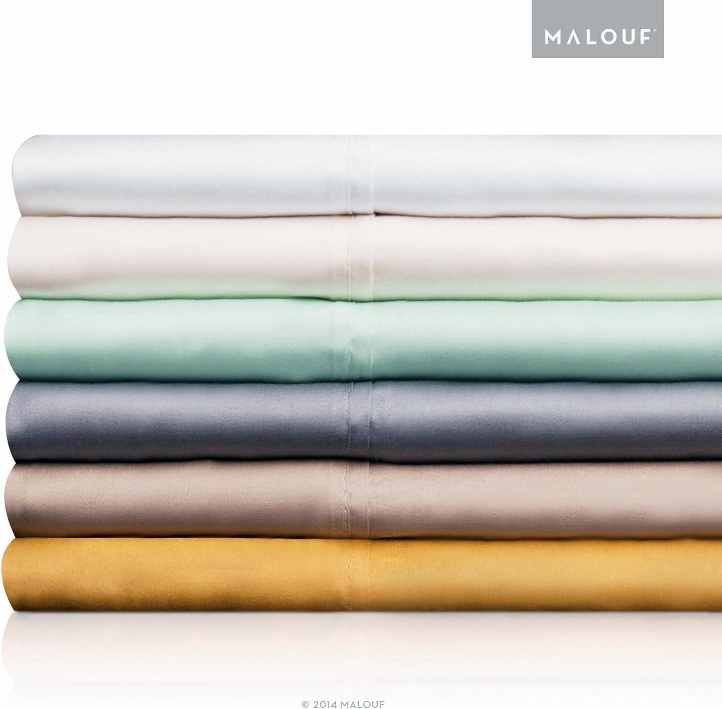 Malouf Soft and Eco Friendly Tencel Pillowcase-and-Sheet-Sets, Queen, Ecru