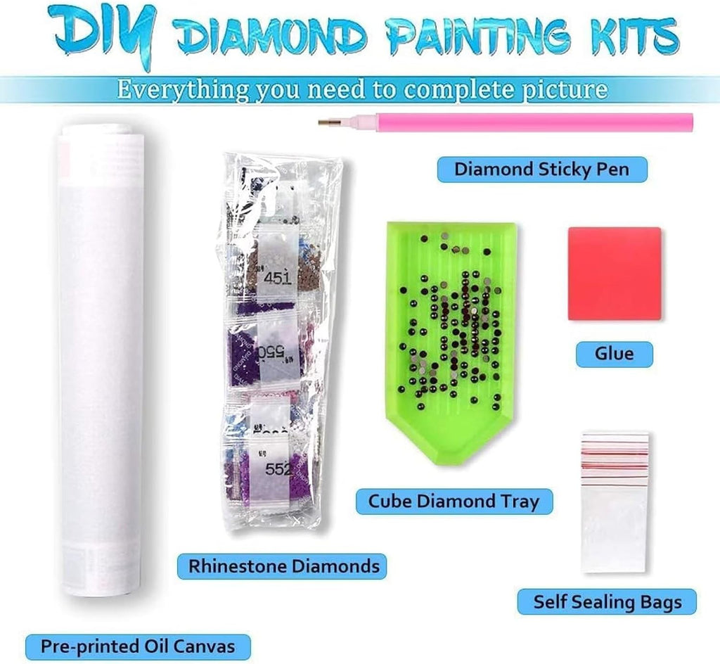 Starry Sky Diamond Art Kits for Adults, Tree 5D Diamond Painting, Full Drill Dimond Art Paintings for Beginners, DIY Pictures Gem Crafts for Adults, Hobbies for Women, Fall Decor, Gifts 40x54in E-2040