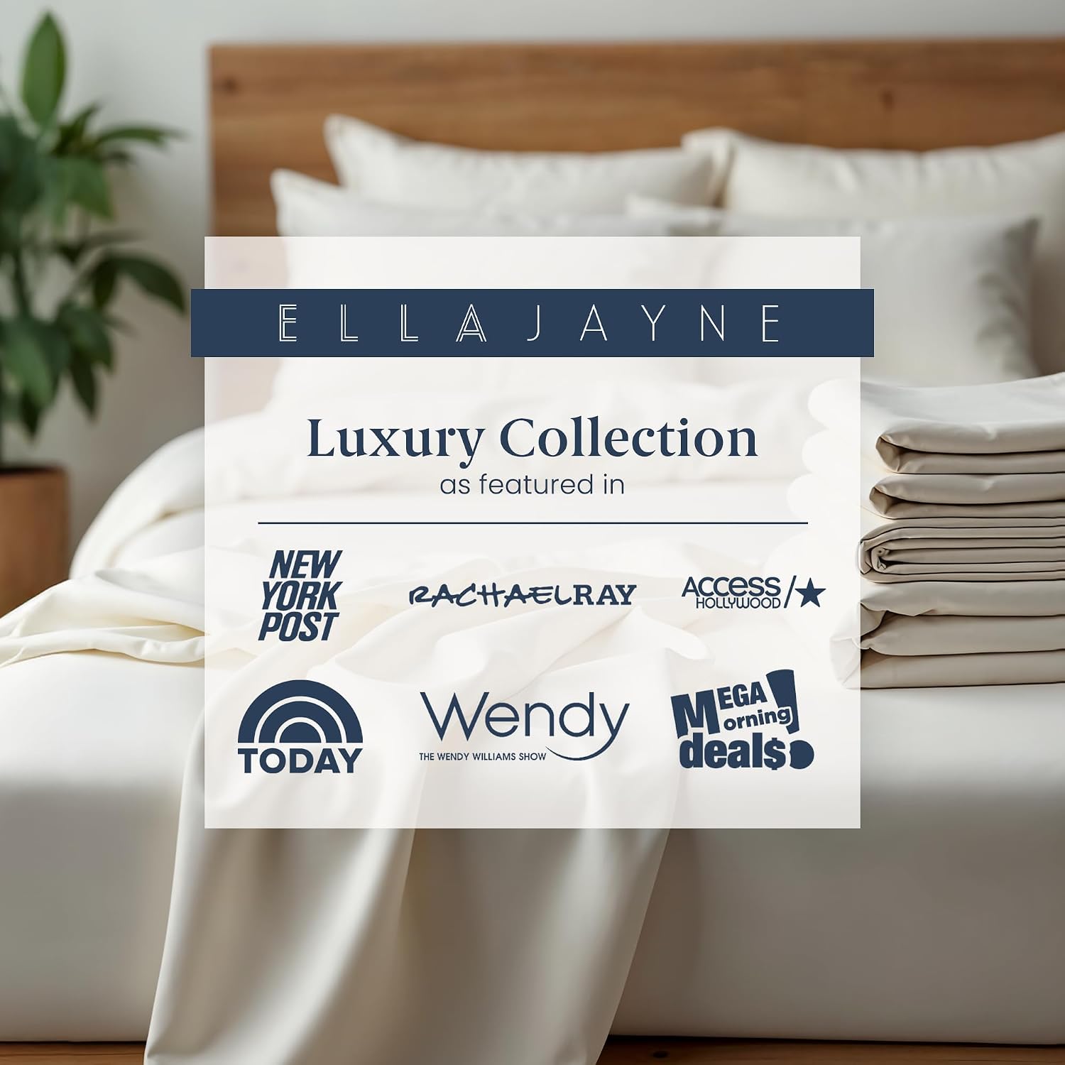 Ella Jayne Viscose Derived from Bamboo Sheets California King Size (4 Pieces) California King Size Ultra Soft & Luxuriously Cooling Eco-Friendly King Sheet Sets Deep Pockets 16 Inch (Ivory)