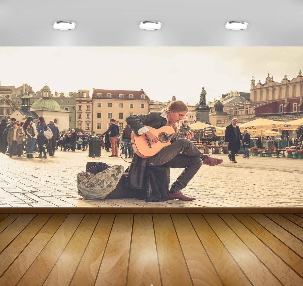Avikalp Exclusive Awi4731 Streets Music Instrument Song Full HD Wallpapers (6 x 5 ft)