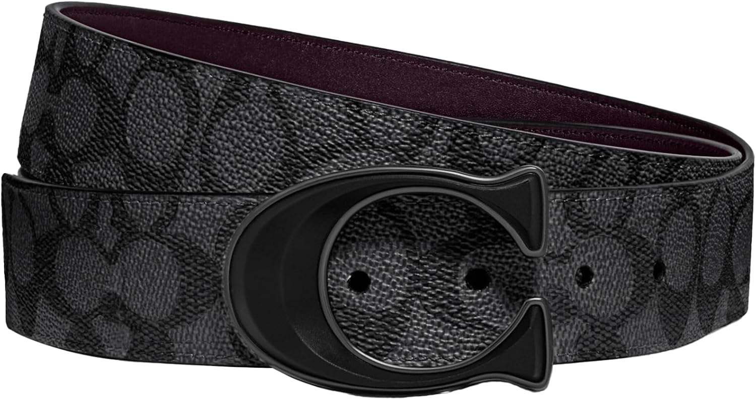 Coach Women's 38 Mm Cts Reversible Resin Inlay C Buckle Signature Belt