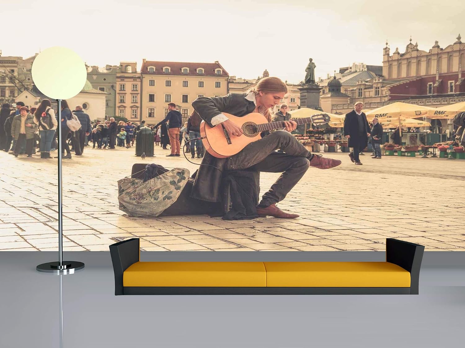 Avikalp Exclusive Awi4731 Streets Music Instrument Song Full HD Wallpapers (6 x 5 ft)