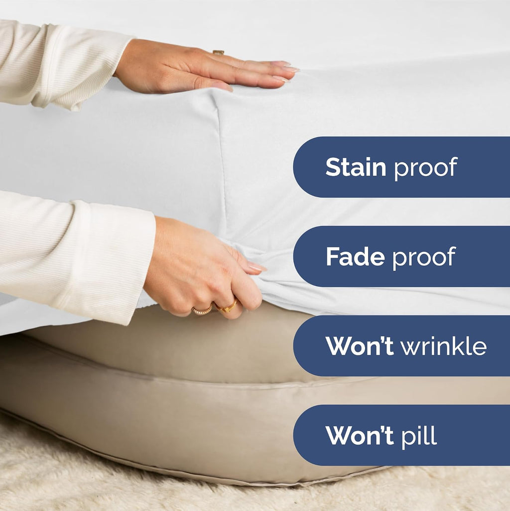 1000 Series- Extra Long Staple 100% Egyptian Cotton Sheet Set,Sateen Weave, Hotel Quality Soft Luxury Bedding, Queen Size 4 Piece Sheet Set Fit 15' Inch to 18' Deep [Stripe Chocolate]
