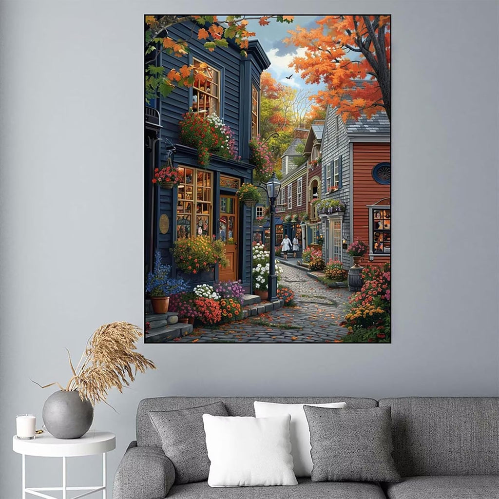 City Diamond Art Kits for Adults Beginners, London Diamond Painting Large 36 X 48inch, 5D Gem Art Crafts for Adults Mosaic Kits, Full Drill Square Dimond Dots Crystal Paintings, Home Decor -zjn2506VT