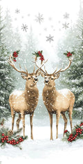Diamond Art Kits for Adults Deer Diamond Painting Kits, 5D Square Snow Full Drill Dimond Art Paintings Crystal Rhinestones Crafts for Adults for Gift Home Wall Decor, Large Size 36 x 72 Inch, Model978