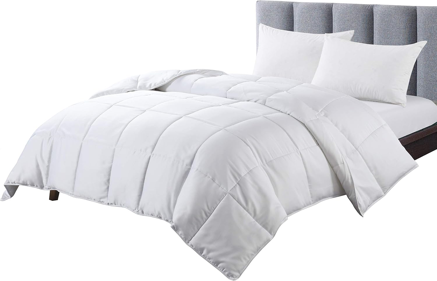 Cooling Viscose from Bamboo Down Alternative Comforter, All Seasons (Silky Soft and Silent Viscose from Bamboo Shell) Down Alternative Duvet Insert (Twin XL Size, 68x90)