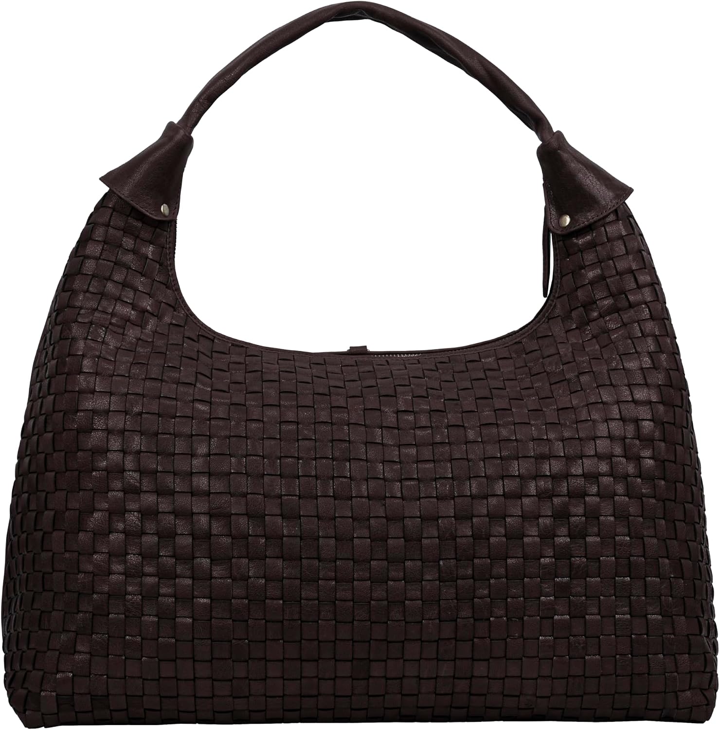 ANTONIO VALERIA Addison Braided Leather Tote Bag for Women