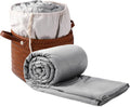 Silk Comforter Queen Size | 100% Mulberry Silk Fill with Organic Bamboo Viscose Shell | Summer Cooling Blanket for Hot Sleepers, Lightweight Breathable All-Season Bedding (Ice Grey, 90'x90')