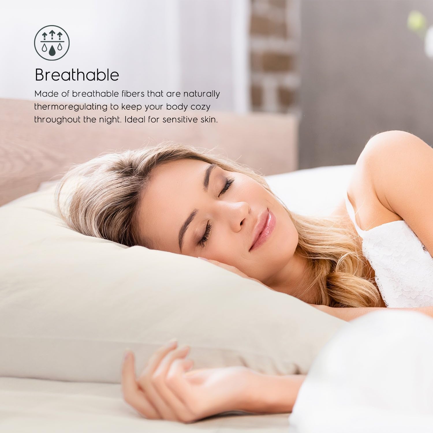 Tafts Twin Sheets Set, Pure 100% Viscose derived from Bamboo Bed Sheets Set, Luxuriously Soft, Silky, Cooling Sheets, Double Stitched, Lifetime Quality Promise (Ivory White)