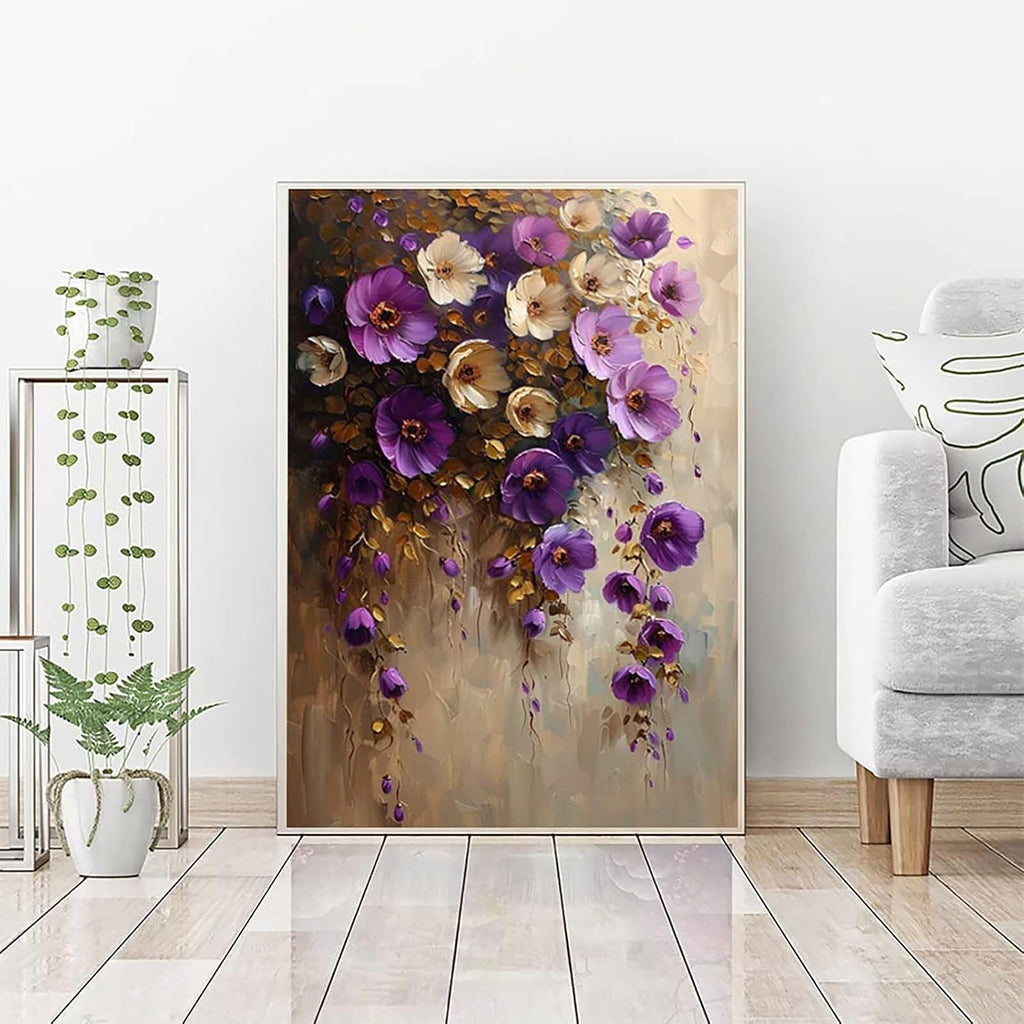 Diamond Art Magnolia Diamond Painting Flower Dimond Art Painting for Adults Beginners, 5D Crystal Gem Crafts Mosaic Kits for Adults Hobbies for Women Gifts, Room Decor, 36 x 48 Inch Canvas -zjn25066O