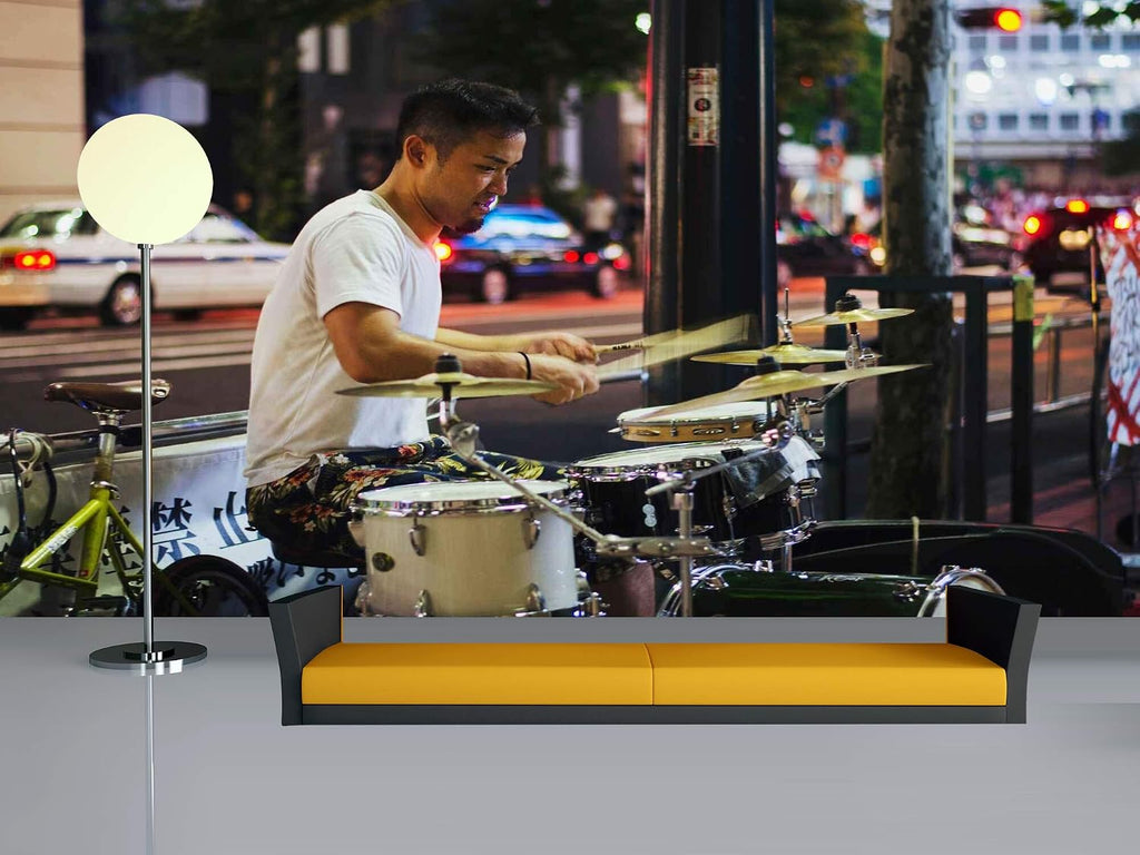 Avikalp Exclusive Awi4696 Drum Music Instrument Song Full HD Wallpapers (6 x 5 ft)