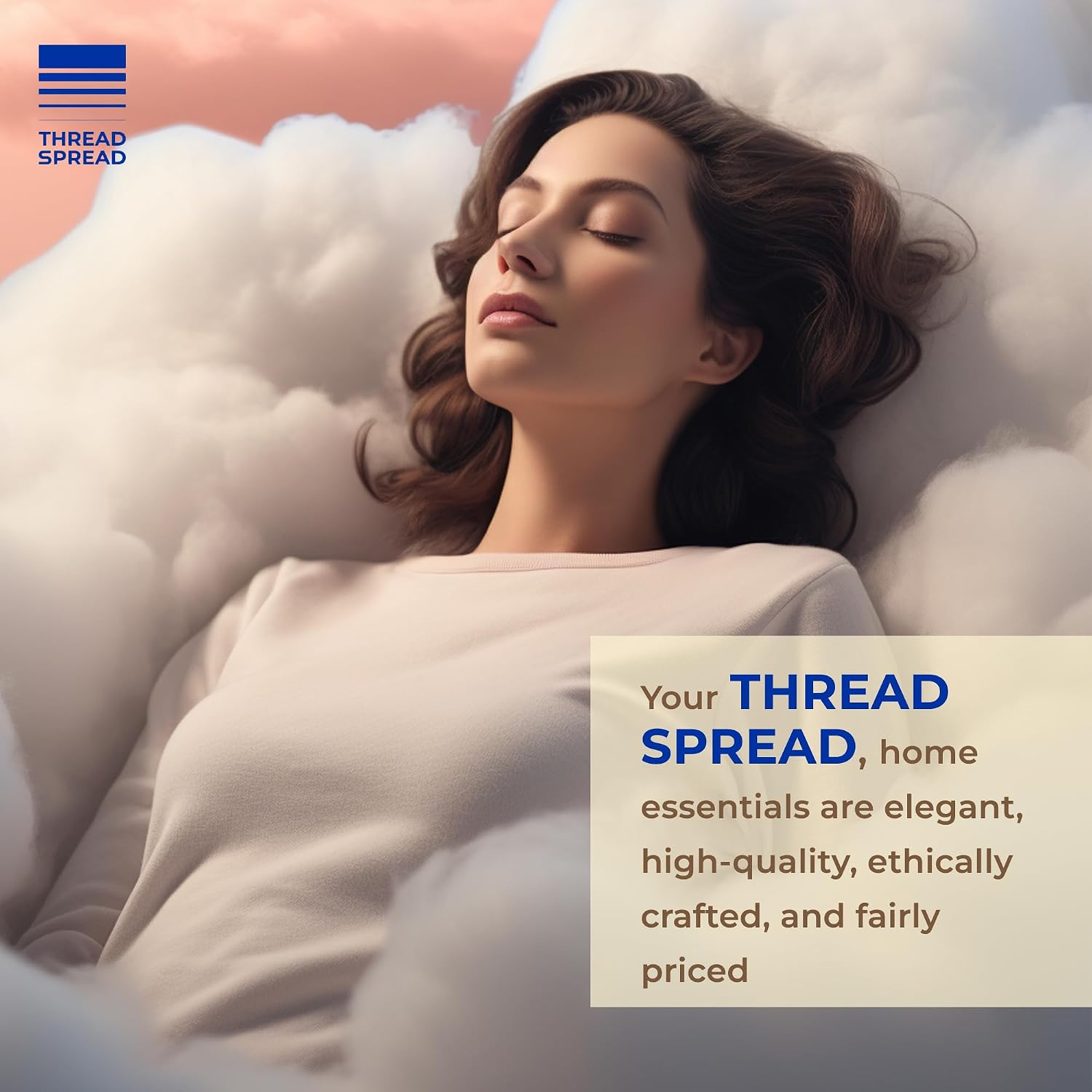 THREAD SPREAD 100% Egyptian Cotton Full Size Sheet Set - 1000 Series Paradise Collection Full Size Sheets Set, (White, Pack of 2), 16' Deep Pocket, Cooling Sateen Weave Ultra Luxury Bedsheets