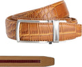 Nexbelt Aluminum Alligator Ratchet Golf Belt – For Casual Wear and Golfing - Quick Release Button – Fits up to 50' Waist