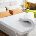 Memory Foam Mattress Topper - 3 Inch Gel Mattress Pad for Pressure Relief, Premium Soft Cooling Sleep Bed Topper, Non-Slip Design with Removable & Washable Cover,Cal King