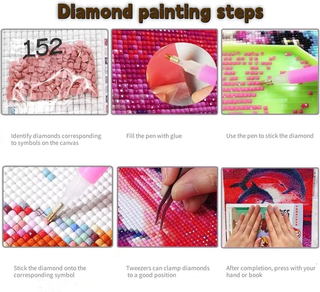 Diamond Painting Butterfly Diamond Art Kits for Adults, Dimond Art Painting Plant Mosaic Kits for Beginner, DIY Full Square Drill Large Gem Arts and Crafts Paintings, Home Decor 120x40 Inch Z4-525