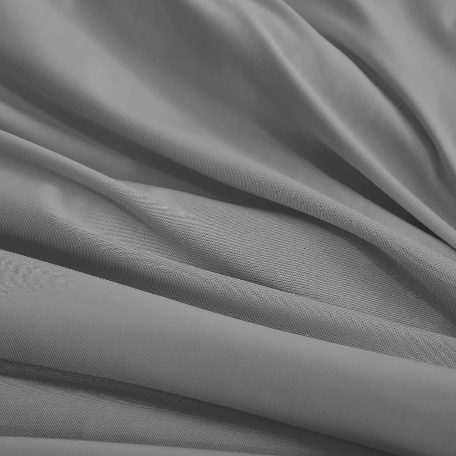 Cozy Bliss Cooling Comforter King XL Size, Cooling Blankets for Hot Sleepers and Night Sweats, Dark Light Gray Summer Comforter for King XL Bed, Breathable Soft Lightweight Silk Smooth