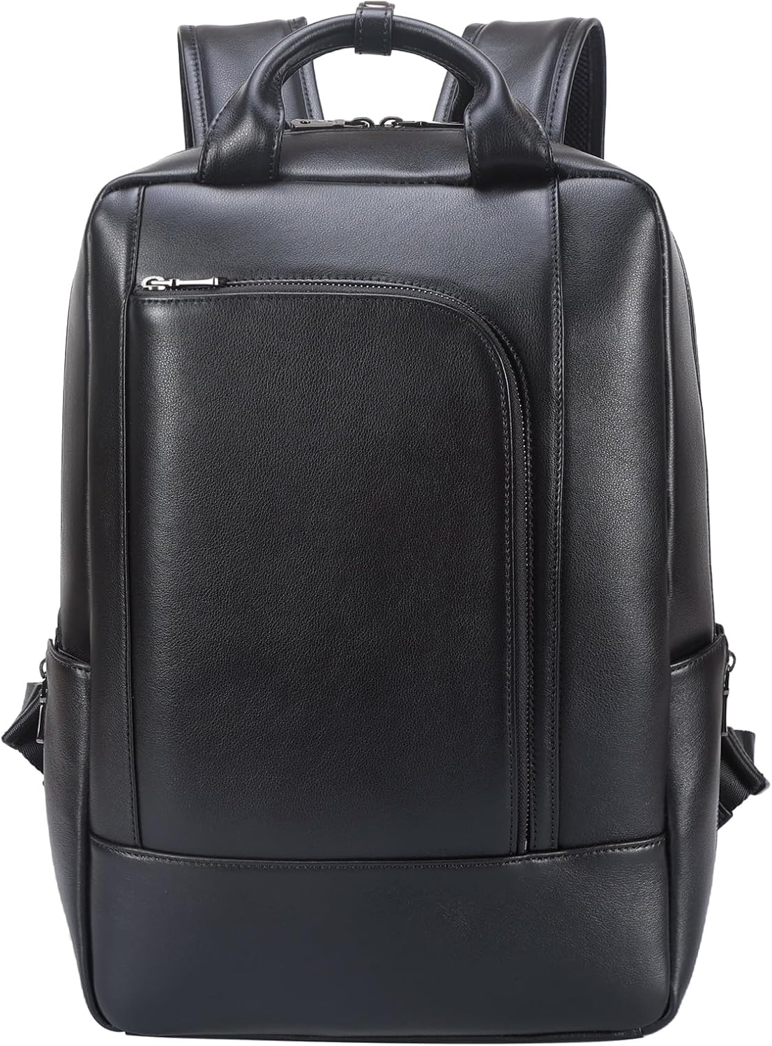 TIDING Genuine Leather 15.6 Inch Laptop Business Backpack for Men & Women, Professional Work Casual Daypack Waterproof Travel Outdoor Bag