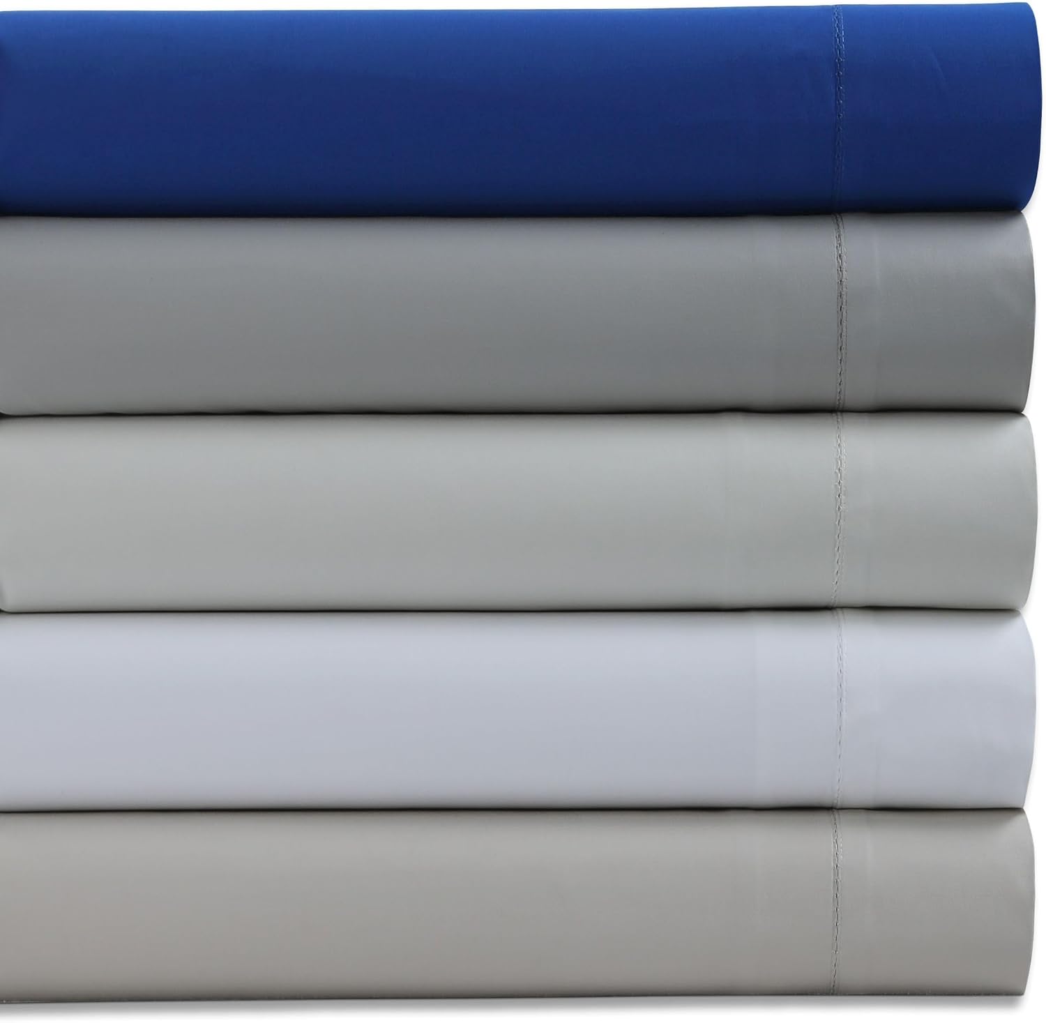 Tribeca Living 1000 Thread Count Egyptian Cotton Sheets Queen Size - Silky Smooth Sateen Weave for Luxurious Sleep - 22 Inch Deep Pocket 4-Piece Set in White