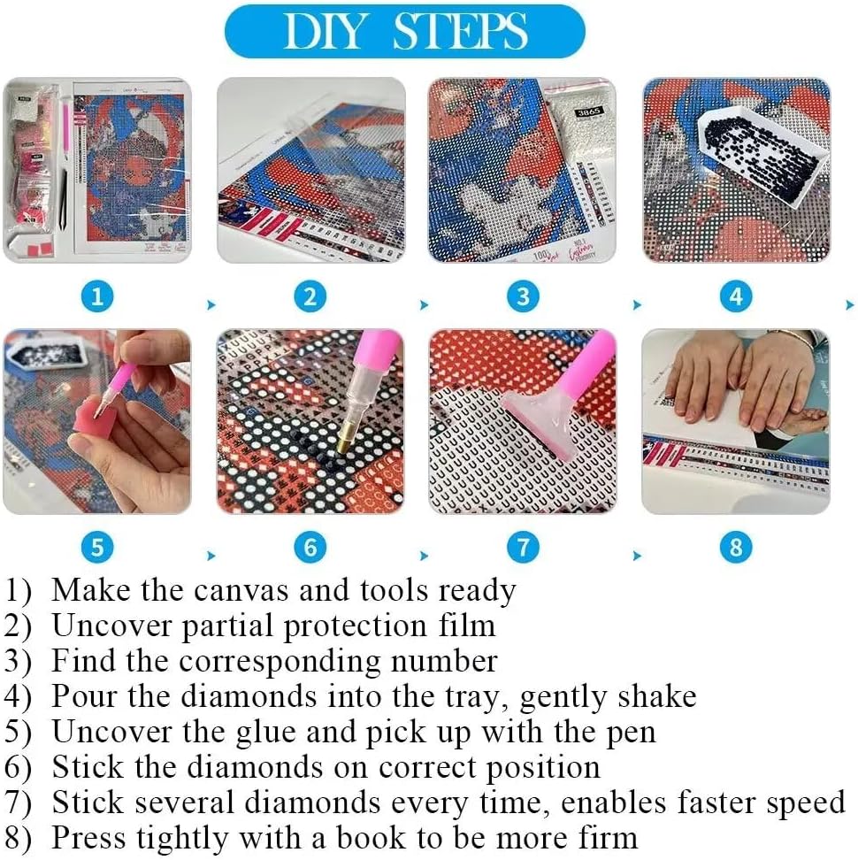 Diamond Art Lake, Diamond Painting Landscape Easy Paint by Numbers Kit for Adults, Large Painting 71x33 in Full Drill Dimond Dots Crafts Kits, Hobbies for Women, Aesthetic Home Decor, Women Gifts k-24