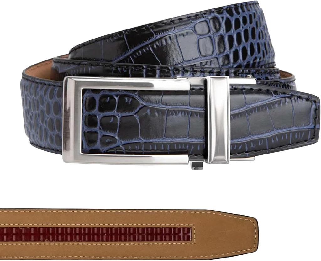 Nexbelt Cayman V2 Ratchet Belt for Men – Adjustable 1 3/8' Strap - Cut-to-Fit - Luxury Golf & Dress Belt