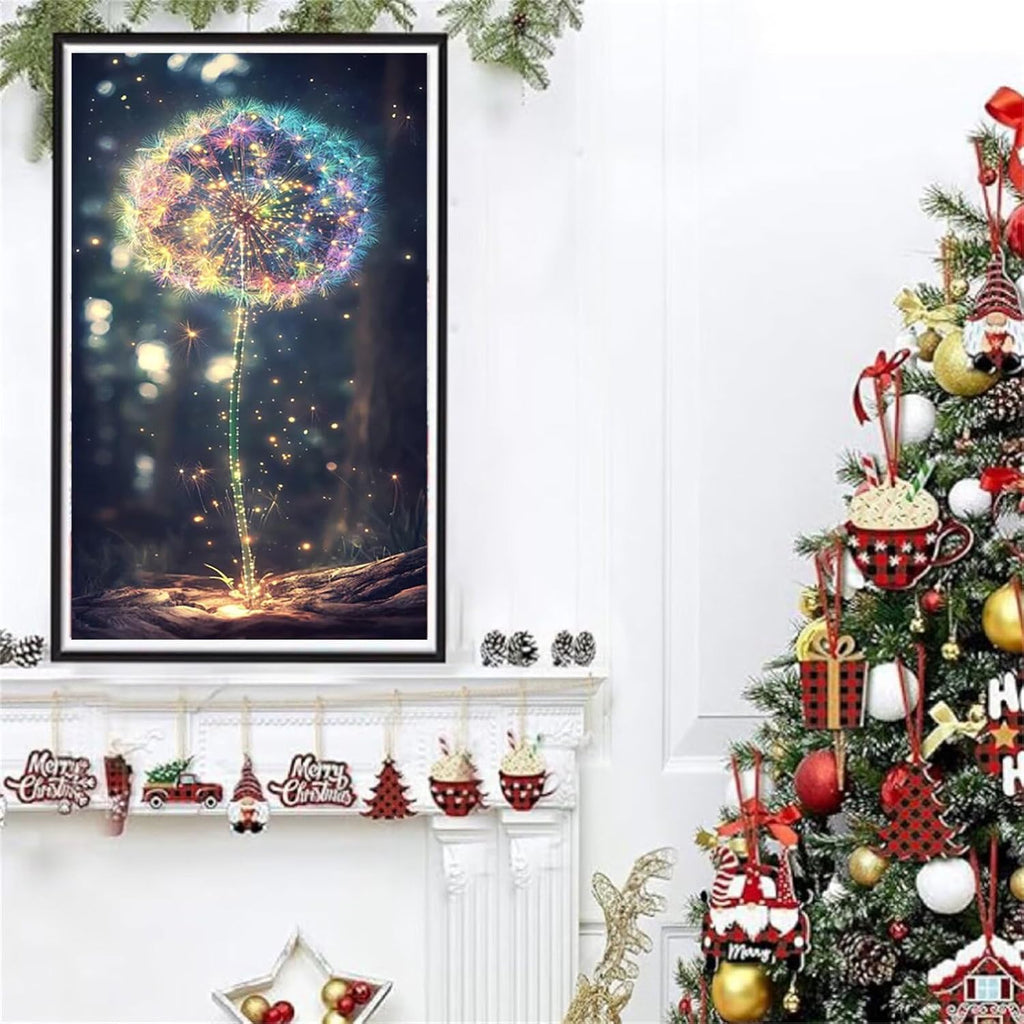 Diamond Art Kits for Adults Dream Diamond Painting Kits, 5D DIY Round Flower Full Drill Dimond Art Paintings Crystal Rhinestones Crafts for Adults for Home Wall Decor, Large Size 36 x 72 Inch,Model825