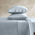 Harbor House Luxury 100% Egyptian Cotton Sheet Set, 400 Thread Count Sateen Weave, Soft & Breathable Bed Sheets with Deep Pocket, 4-Piece Queen Bedding Set, Blue