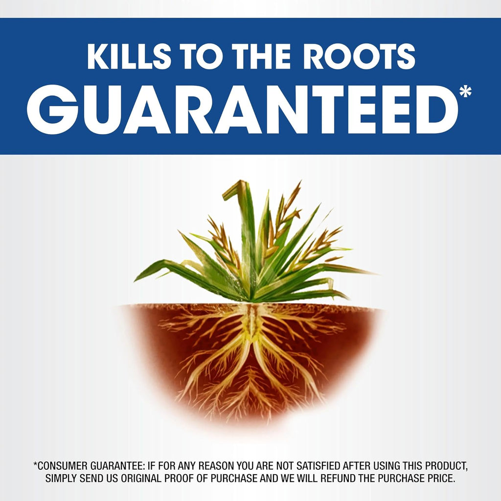 Roundup Weed & Grass Killer₄ Concentrate, Use in and Around Flower Beds, Walkways and Other Areas of Your Yard, 2.5 gal.