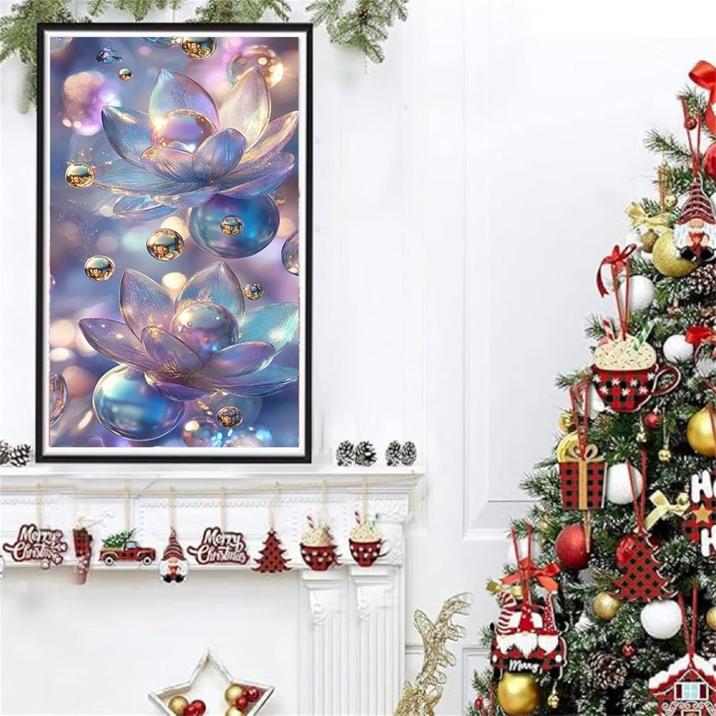 Diamond Art Kits for Adults Flowers Diamond Painting Kits, 5D DIY Square Dream Full Drill Dimond Art Paintings Rhinestones Crafts for Adults for Gift Home Wall Decor, Large Size 40 x 80 Inch, Model732