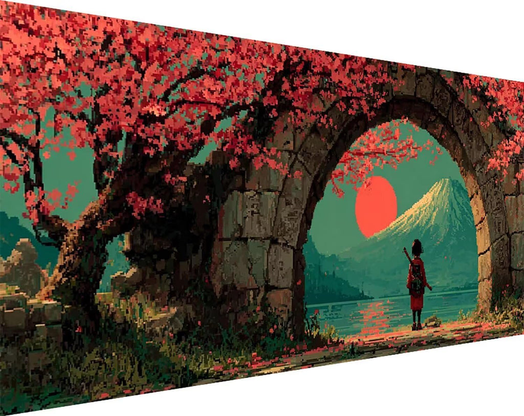 Mount Fuji Dimond Painting Landscape Diamond Art Kits for Adults Beginners DIY 5D Square Full Dirll Crystal Gem Art Embroidery Paintings Crafts, Home Wall Decor Gifts, Hobbies for women 40x80in s2-g5