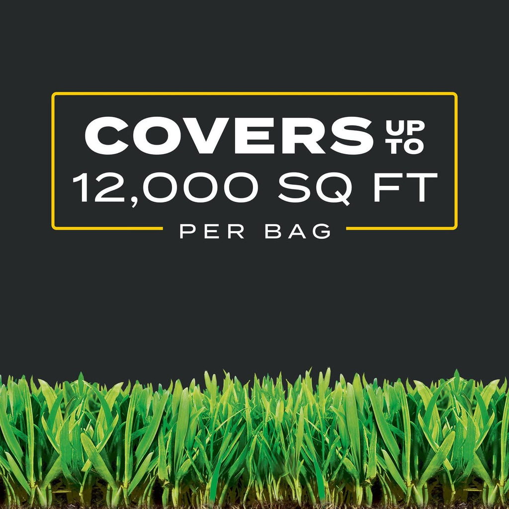 Scotts Turf Builder Triple Action1 - Weed Control, Lawn Weed Killer, Crabgrass Preventer, and Grass Fertilizer for Lawns, Covers 12,000 sq. ft., 33.94 lb. (2-Pack)