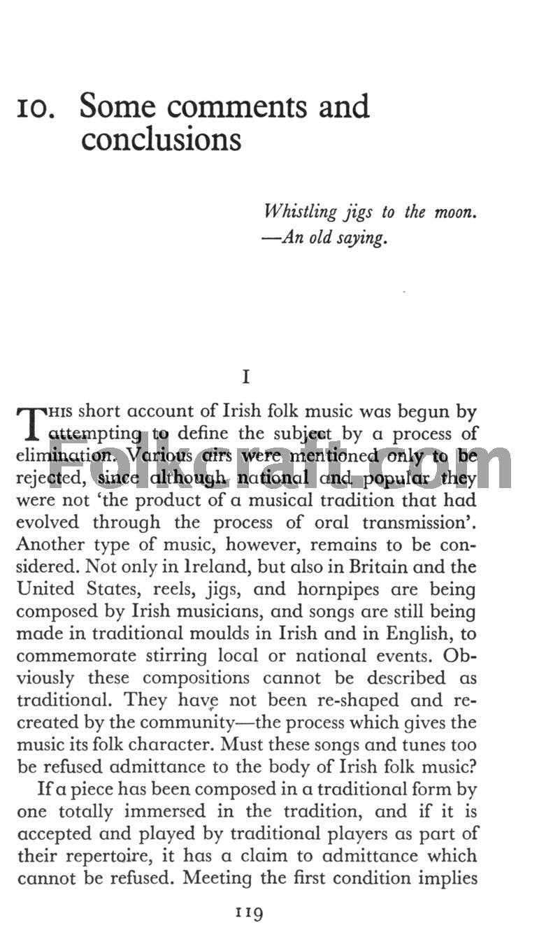 Folk Music and Dances of Ireland