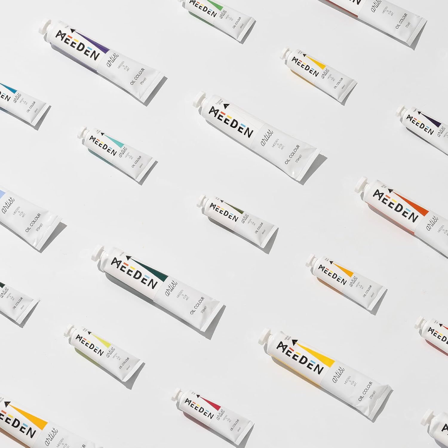 MEEDEN Artist Oil Paint Set - 24 Colors x 170ml/5.7oz Tubes - Art Supplies for Canvas Painting