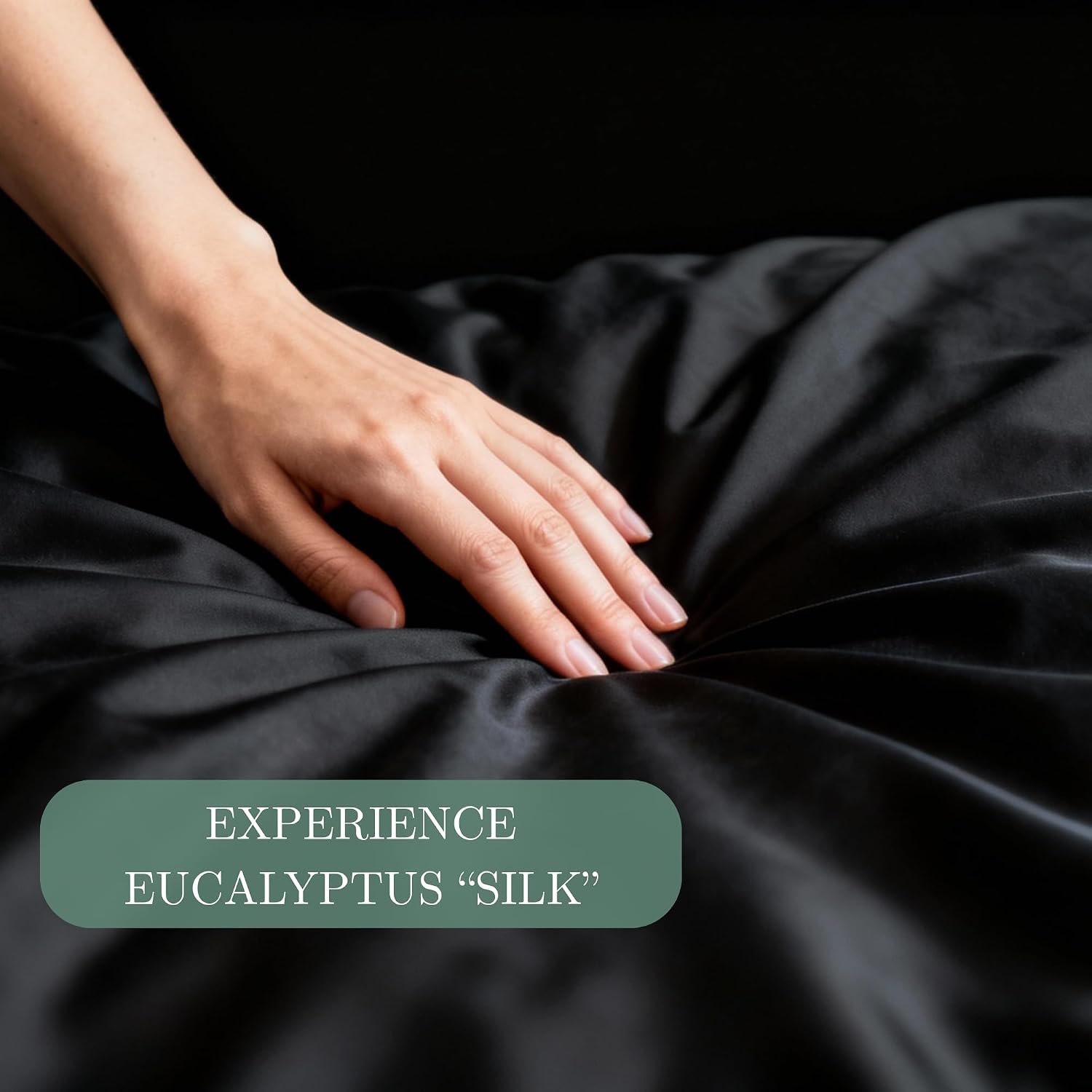 CASILVA Eucalyptus Sheets - Infused with Silver for Anti-Odor, Softer Than Silk Fibers, More Cooling Than Cotton - Perfect for Hot Sleepers & Sensitive Skin - 100% Tencel Lyocell - Queen Sheet Set