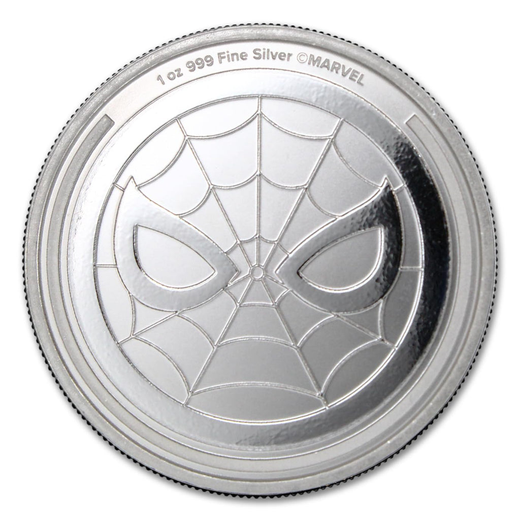 2023-1 oz Niue Silver Marvel Spider-Man Coin Brilliant Uncirculated with Certificate of Authenticity $2 Seller BU