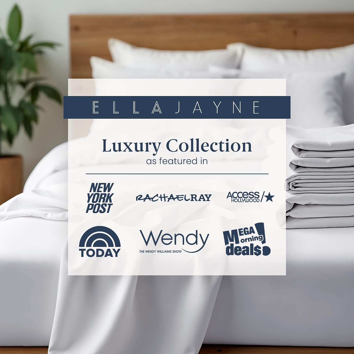 Ella Jayne Viscose Derived from Bamboo Sheets California King Size (4 Pieces) California King Size Ultra Soft & Luxuriously Cooling Eco-Friendly Sheet Sets Deep Pockets 16 Inch (White)