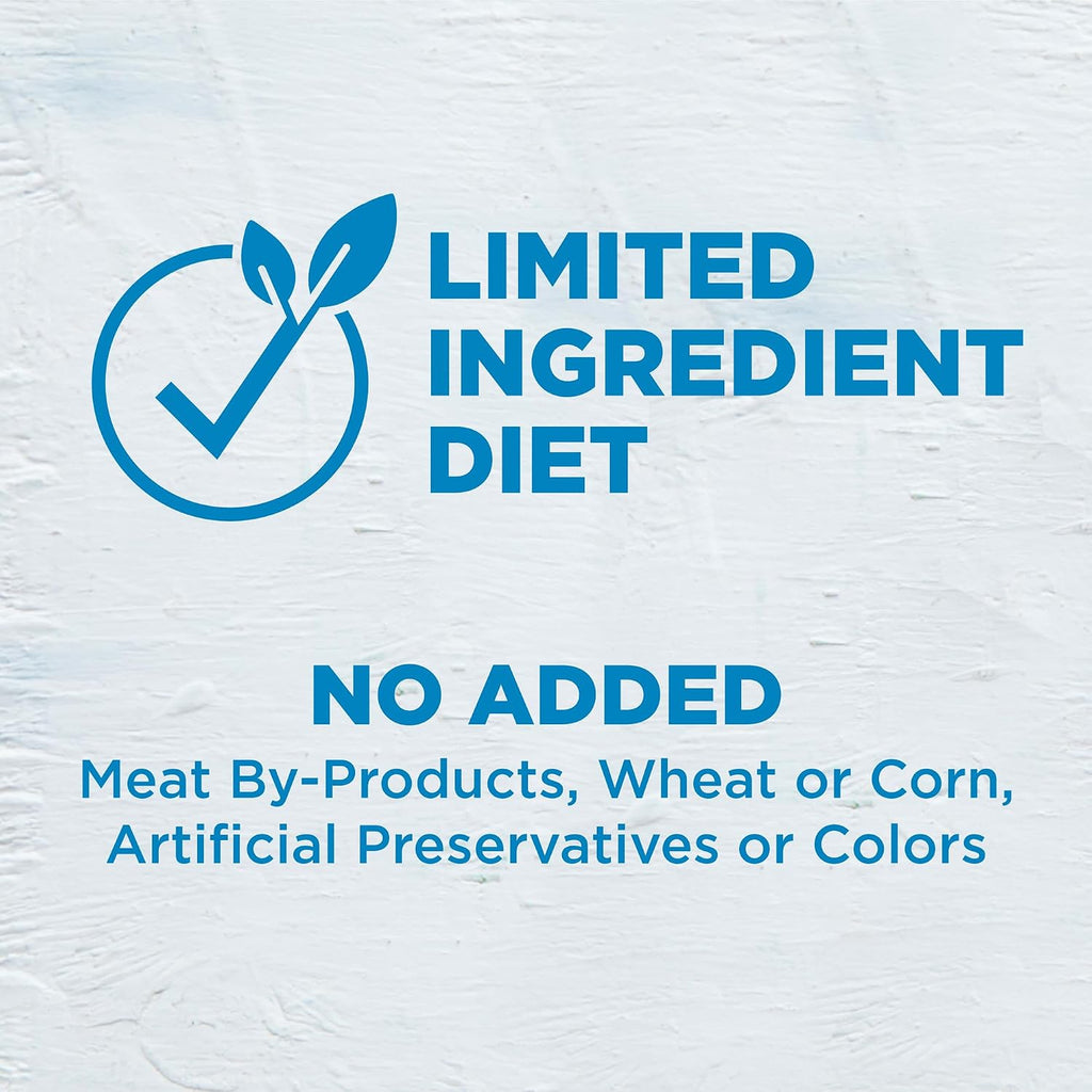 Wellness Simple Limited Ingredient Adult Dry Dog Food, Grain Free Kibble, Sensitive Stomach, Skin & Coat Support, Natural, Chicken Free, Salmon and Potato Recipe, 40 lb Bag