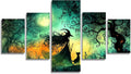 Abstract Diamond Art 5 Piece Diamond Painting Magic 5D DIY Full Round Drill Dimond Art Paintings Rhinestones Crafts for Adults Gem Painting for Home Decor, Large Artwork for Wall 40 x 80 Inch,Model159