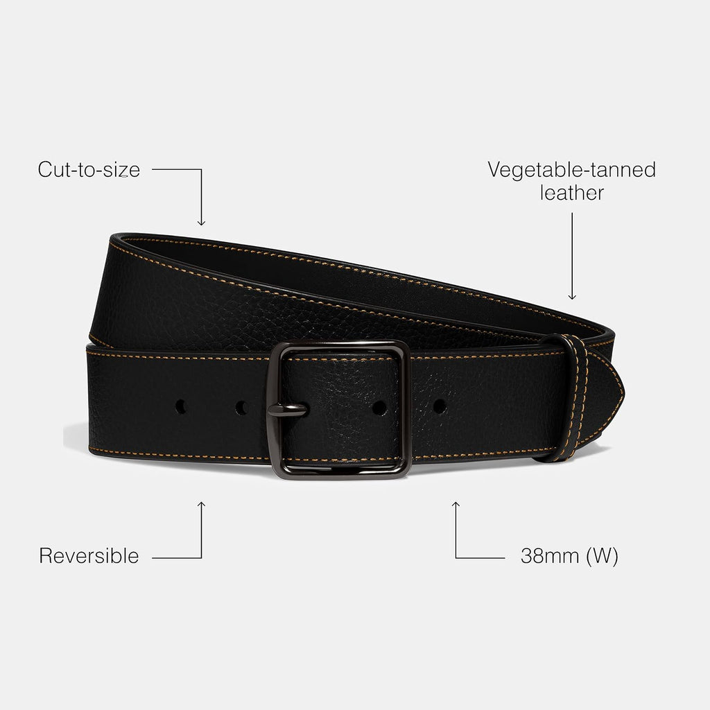 Coach Men's 38mm Harness Belt in Vegetable-tanned Leather