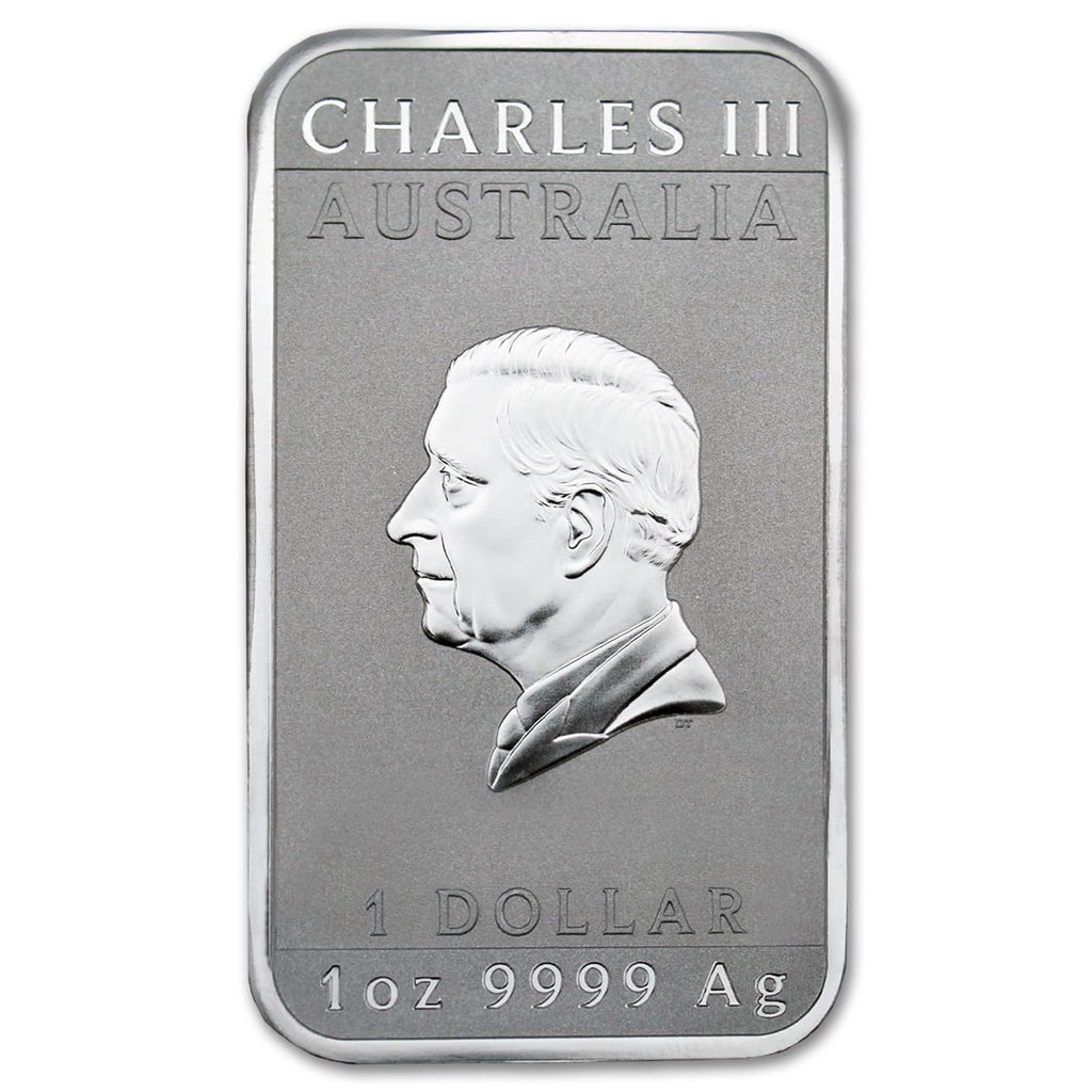 2018 - Present (Random Year) P 1 oz Silver Bar Australia Perth Mint Dragon Series Rectangular Coin Brilliant Uncirculated with Certificate of Authenticity $1 Seller BU