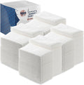 Disposable Guest Towels 1000 Pack - White Napkins for Guest Bathroom, Heavy Duty Disposable Hand Towels, Ultra Absorbent Linen Feel Paper Napkins for Bathroom, Parties and Events