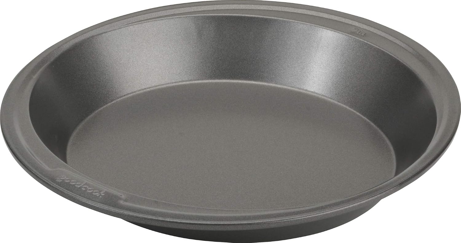 GoodCook Everyday Nonstick Steel Pie Pan, 9', Gray (Pack of 12)
