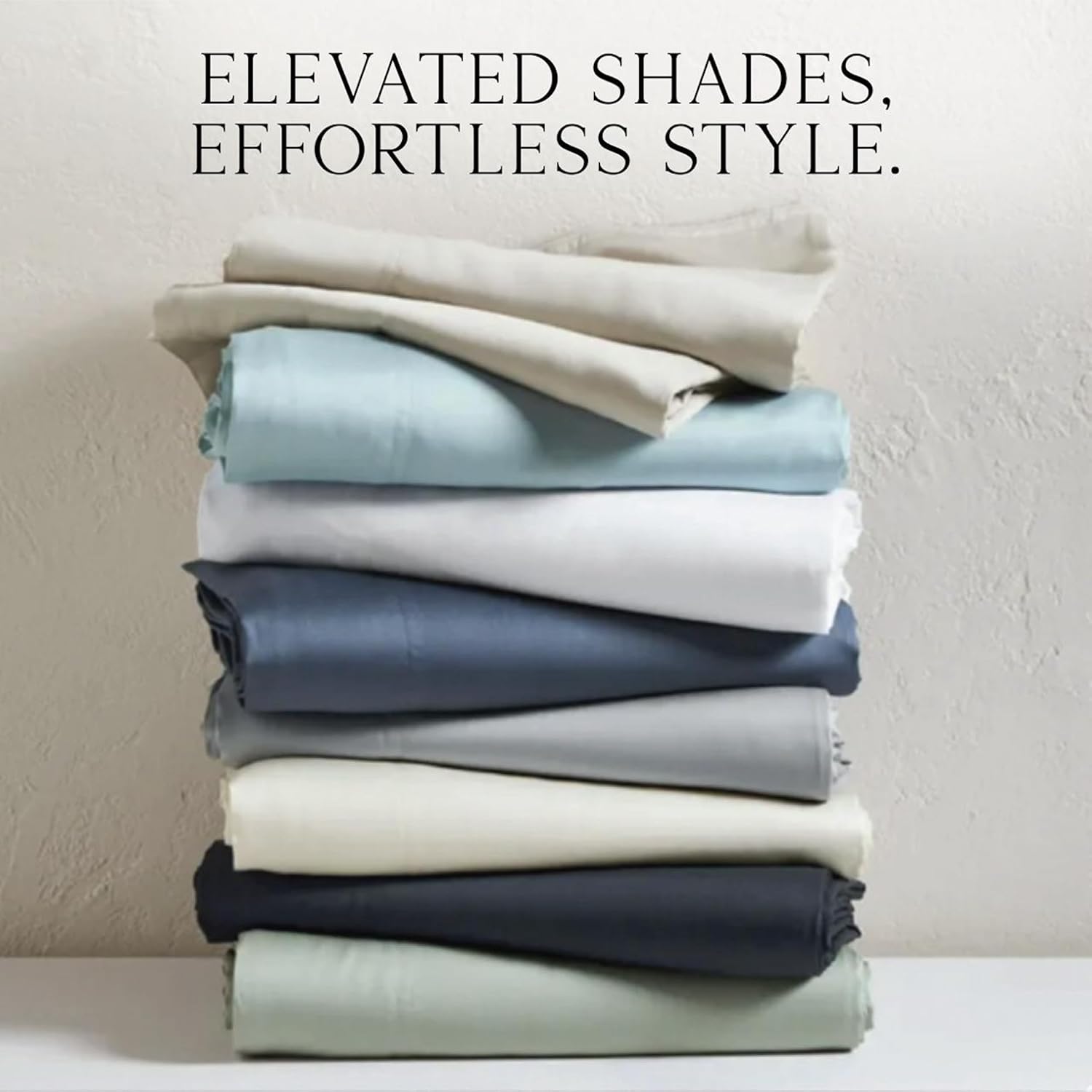 KARISSA MAE Pure Viscose from Bamboo 34' Split Top King Size Sheet Set | 100% FSC Certified | Luxuriously Soft | Cooling | 18' Deep Pocket w/Corner Straps | [Dune]