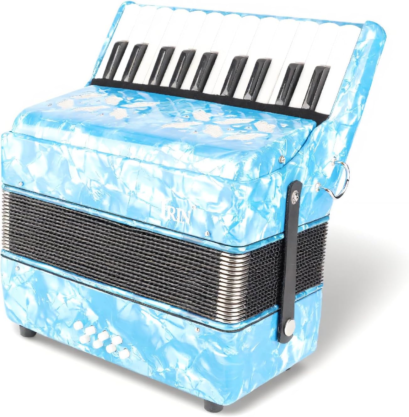 Professional Acordeones Para Adultos Acordeón 22 Keys 8 Bass Accordion Instrument With Adjustable Straps And Sweet Sound Portable Educational Musical Instrument nan